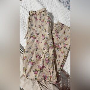 Floral Print cargo pants